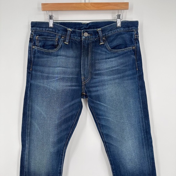 Levi's Men’s Selvedge 36x32 511 Dark Blue Wash Original pc9-04511-2048 - Picture 3 of 14